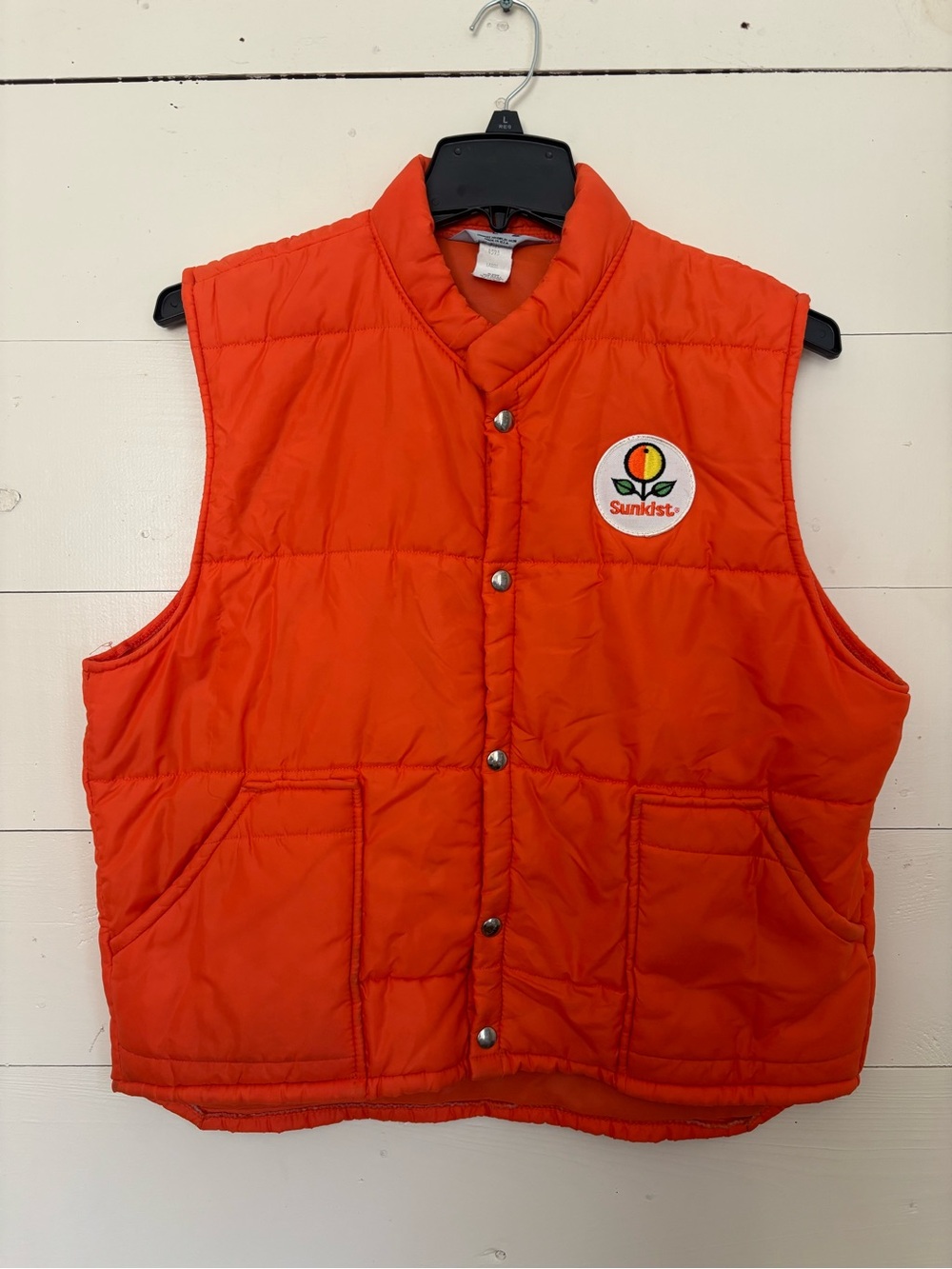 Sunkist Kids' Bright Orange Puffer Vest